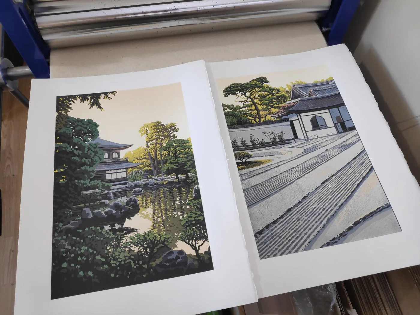 "Ginkaku-ji Reflections" print by Alexandra Buckle