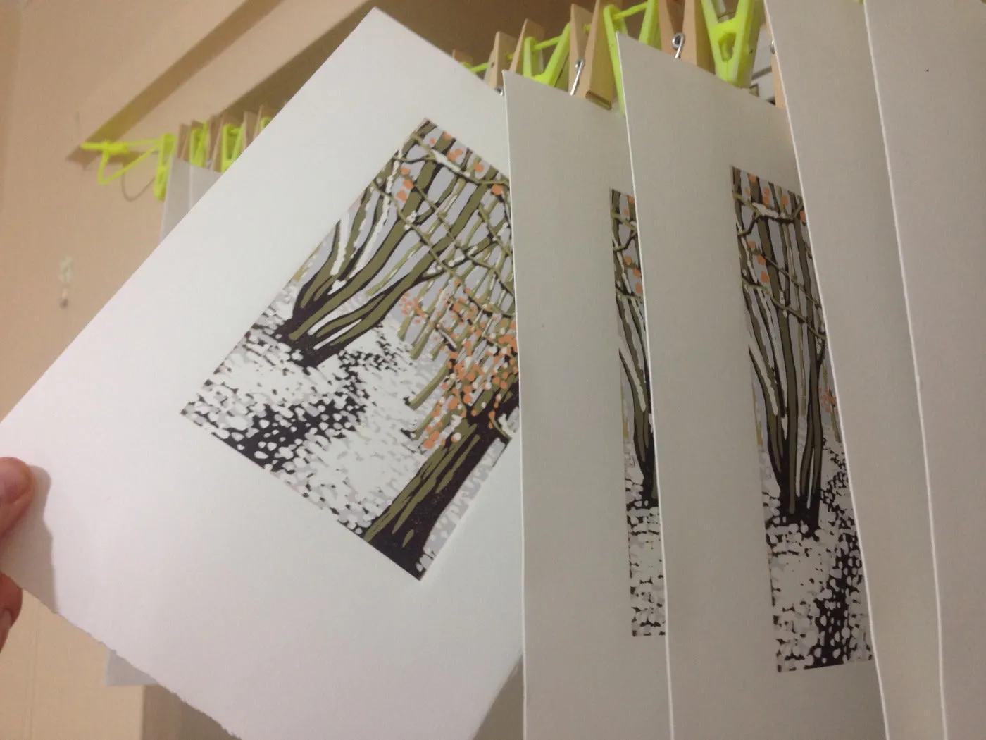"Snowy Beeches" by Alexandra Buckle