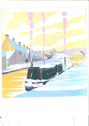 "Winter Canal" by Mary Casserley