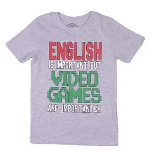 REDTAG Grey Important T-Shirt