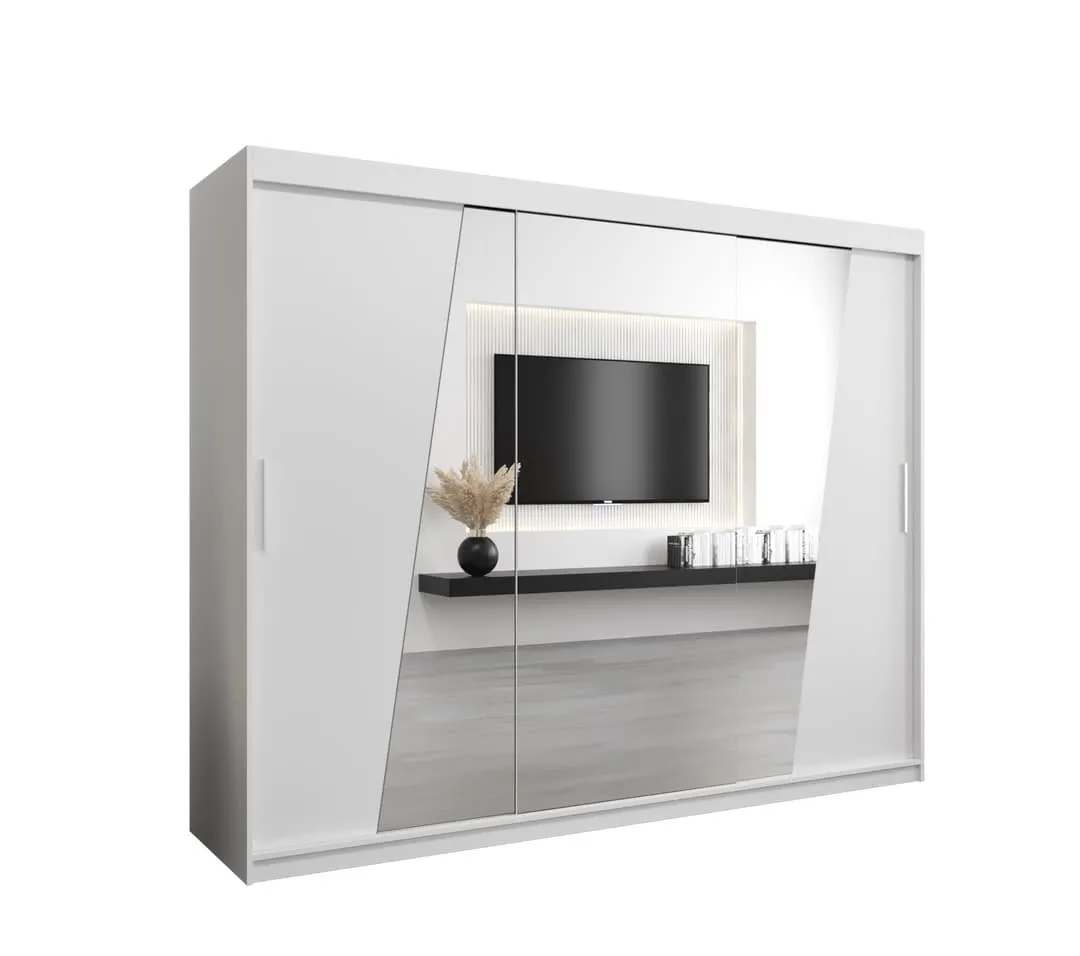 Rhomb Sliding Door Wardrobe 250cm