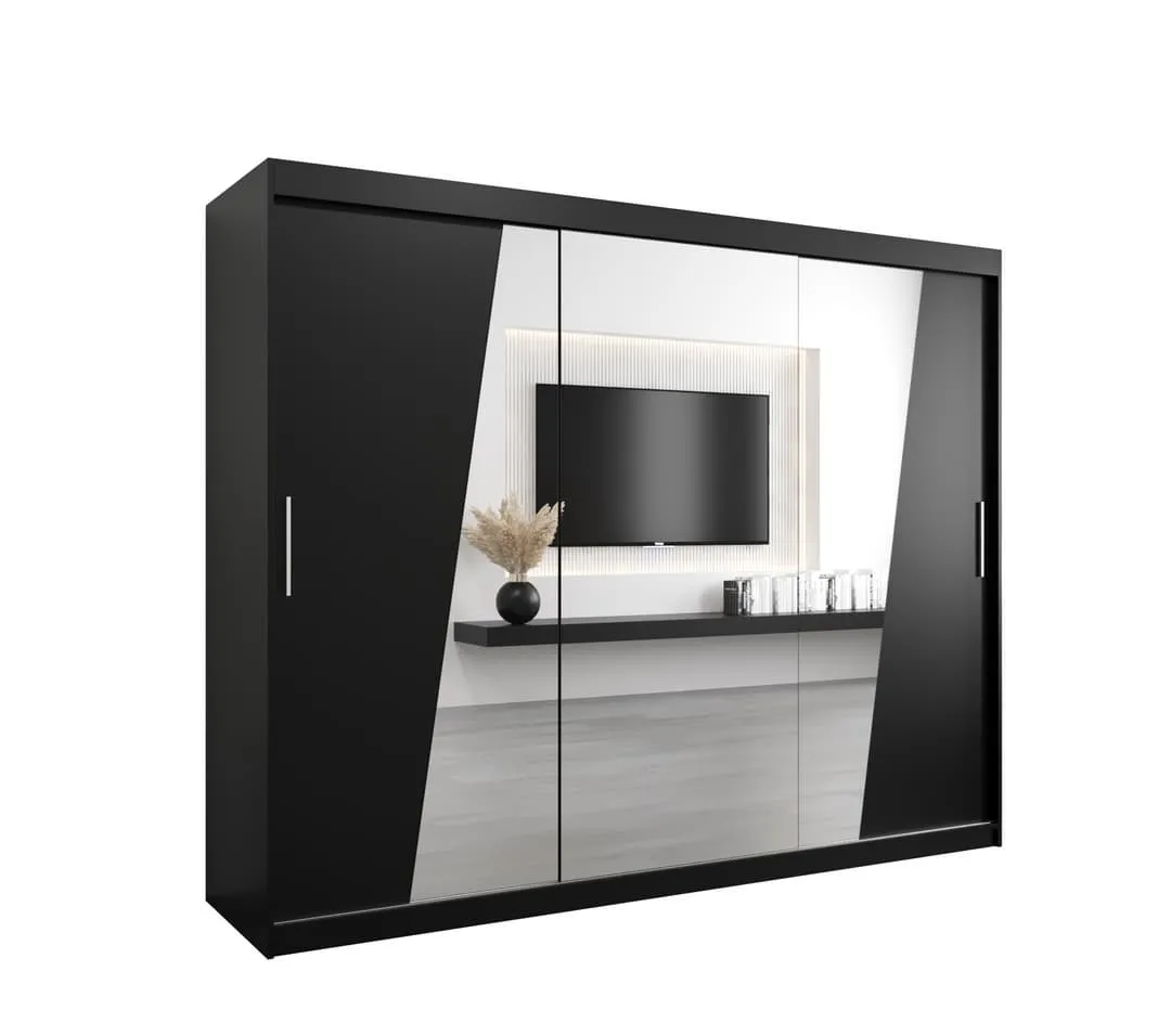 Rhomb Sliding Door Wardrobe 250cm
