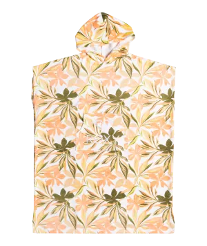 Roxy Stay Magical Printed Poncho-Bright White