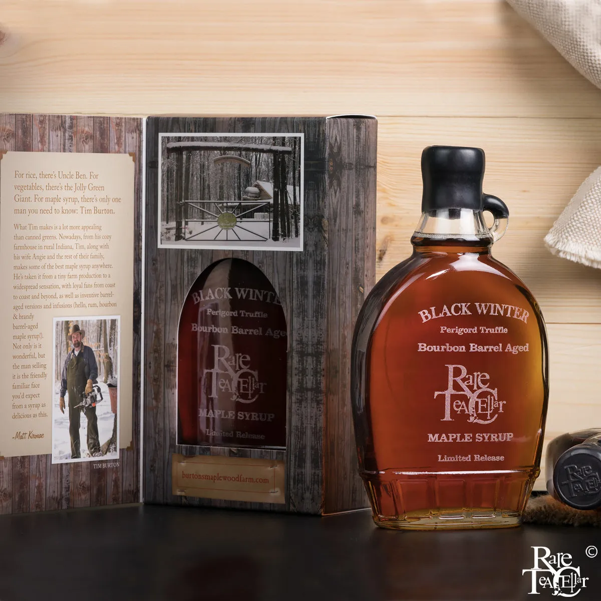 RTC & Burton's Maplewood Farm Limited Edition Black Winter Perigord Truffle Maple Syrup