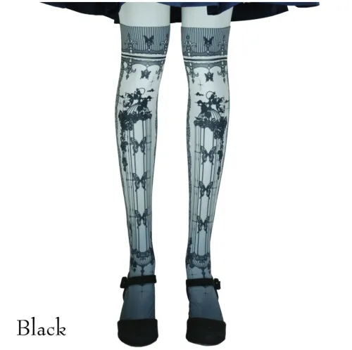 【Sheglit】シェグリット　Caged Ulysses Over Knee　ブラック