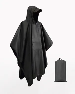 Techwear Multi Use Outwear Rain Poncho
