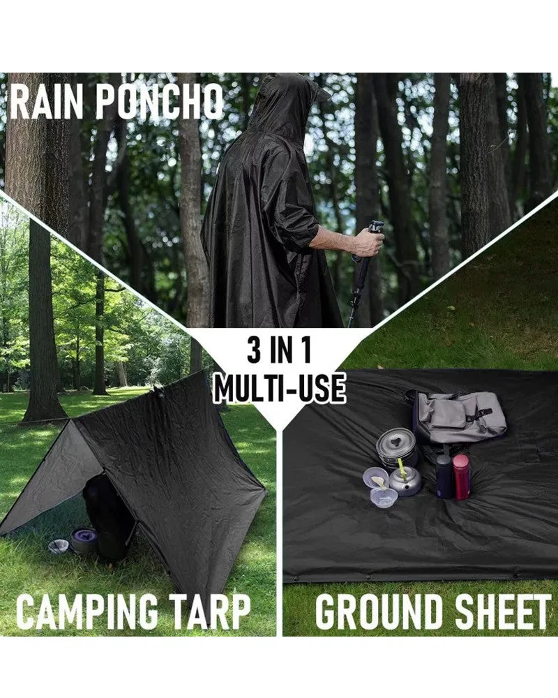 Techwear Multi Use Outwear Rain Poncho