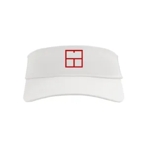 TG Limited Edition Visor (Unisex) - White/Red