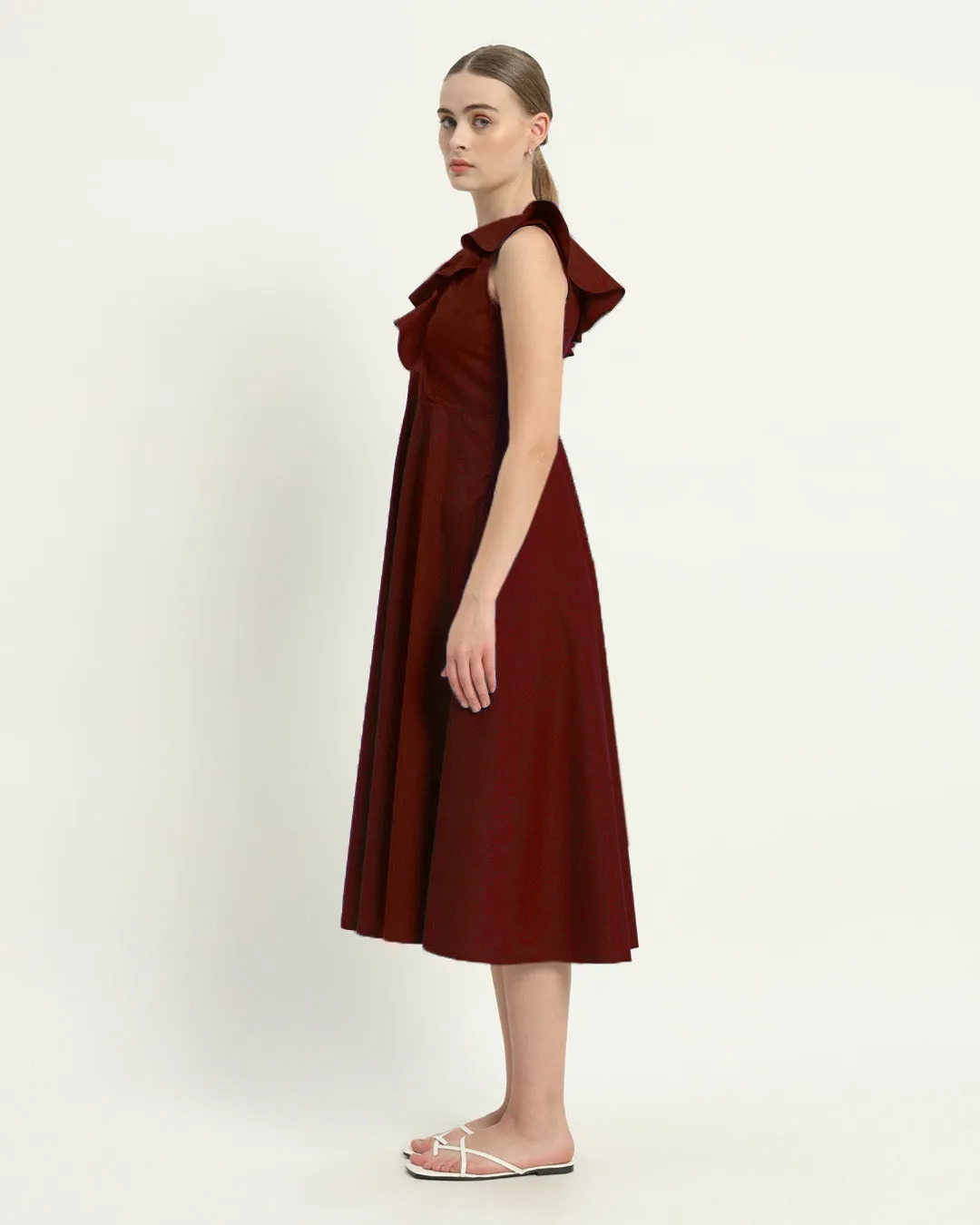The Albany Rouge Cotton Dress