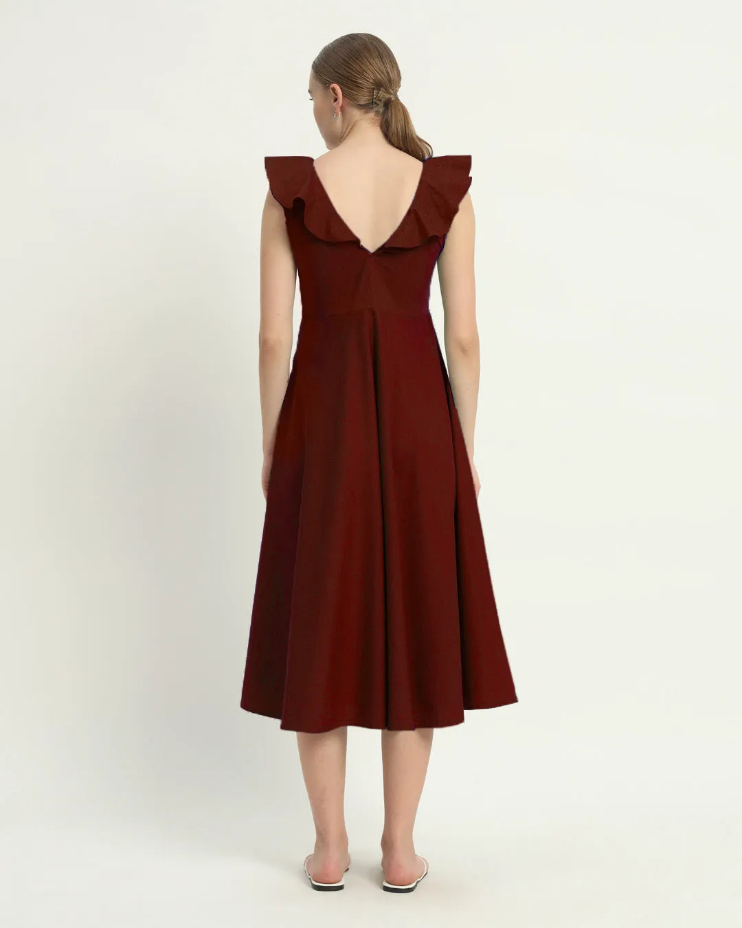 The Albany Rouge Cotton Dress