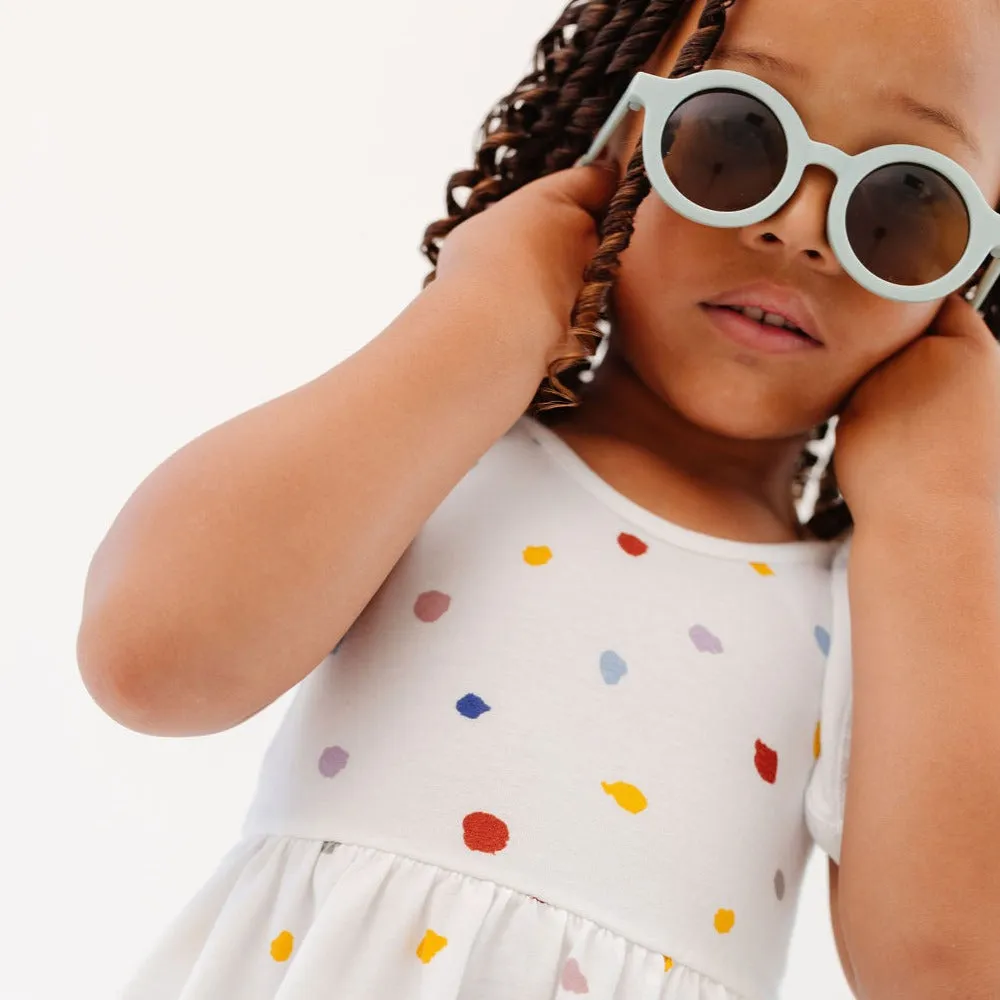 The Bow Tank Ballet Dress in Confetti Dot