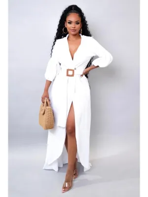 The White Wrap Dress
