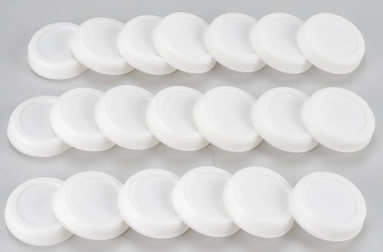 UPC-42-20 - 2" Summer/Winter Shut-off Plugs, for The Unico System High Velocity, White Plastic, 20/box