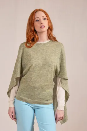 Vaya Poncho Baby Alpaca Color Fango