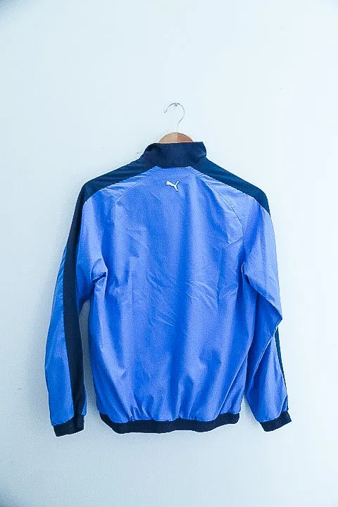 Vintage blue puma full zip womens track suit XL