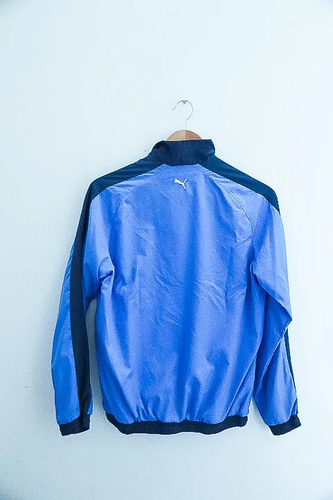 Vintage blue puma full zip womens track suit XL