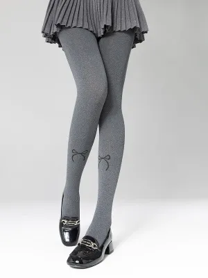 Vintage gray autumn tights
