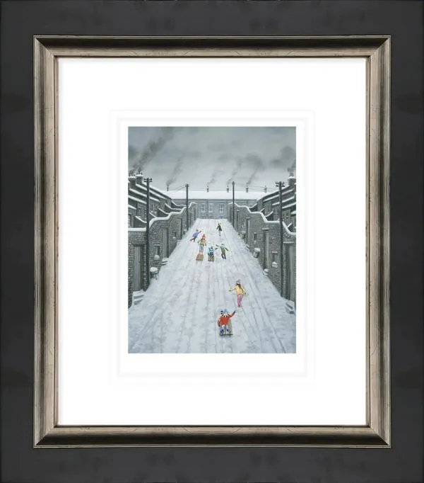 Winner By A Mile Paper Print by Leigh Lambert