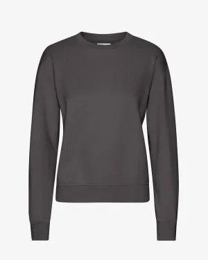 Women Classic Organic Crew - Lava Grey