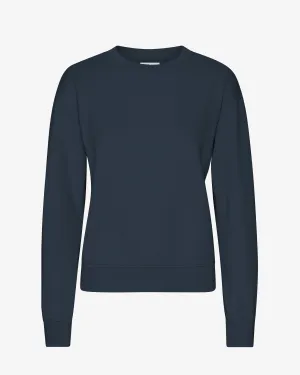 Women Classic Organic Crew - Navy Blue