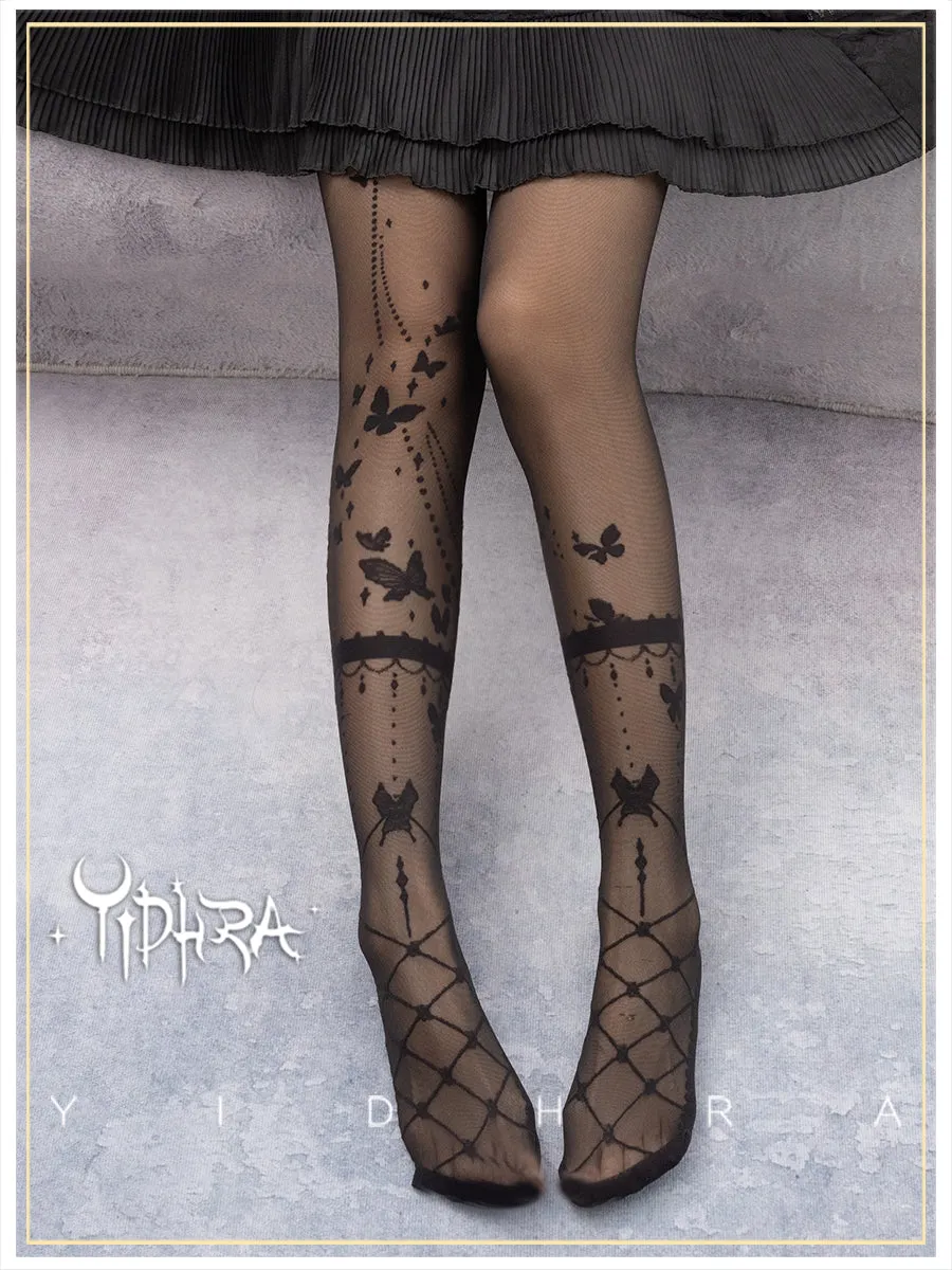 Yidhra~Night Butterfly~Kawaii Lolita Tights
