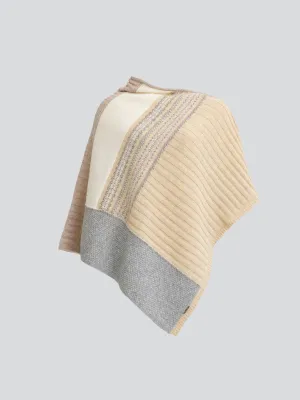 Ysadora Poncho Baby Alpaca Color Beige
